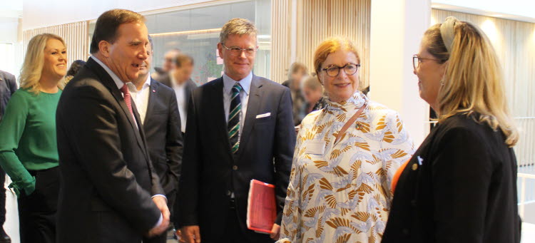 Lena Hallengren, Stefan Löfven, Ibrahim Baylan, Peter Aronsson, Cecilia Schelin Seidegård, Malin Sjölander
