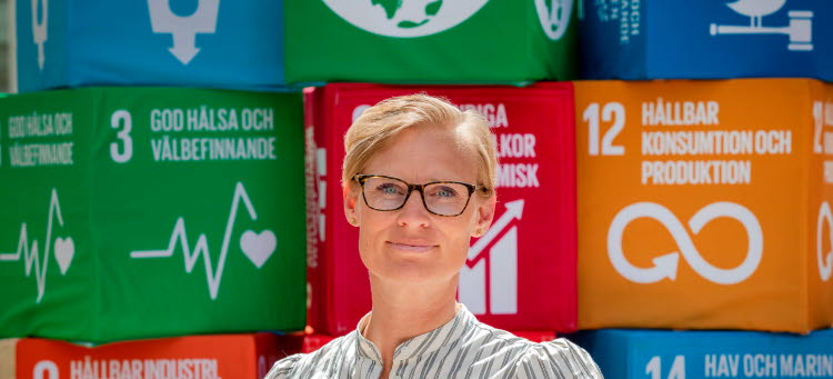 Johanna Schelin, hållbarhetschef på Region Kalmar län.