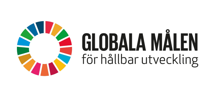 Symbol för FNs globala mål för hållbar utveckling