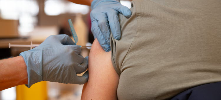 Bild på vaccination.
