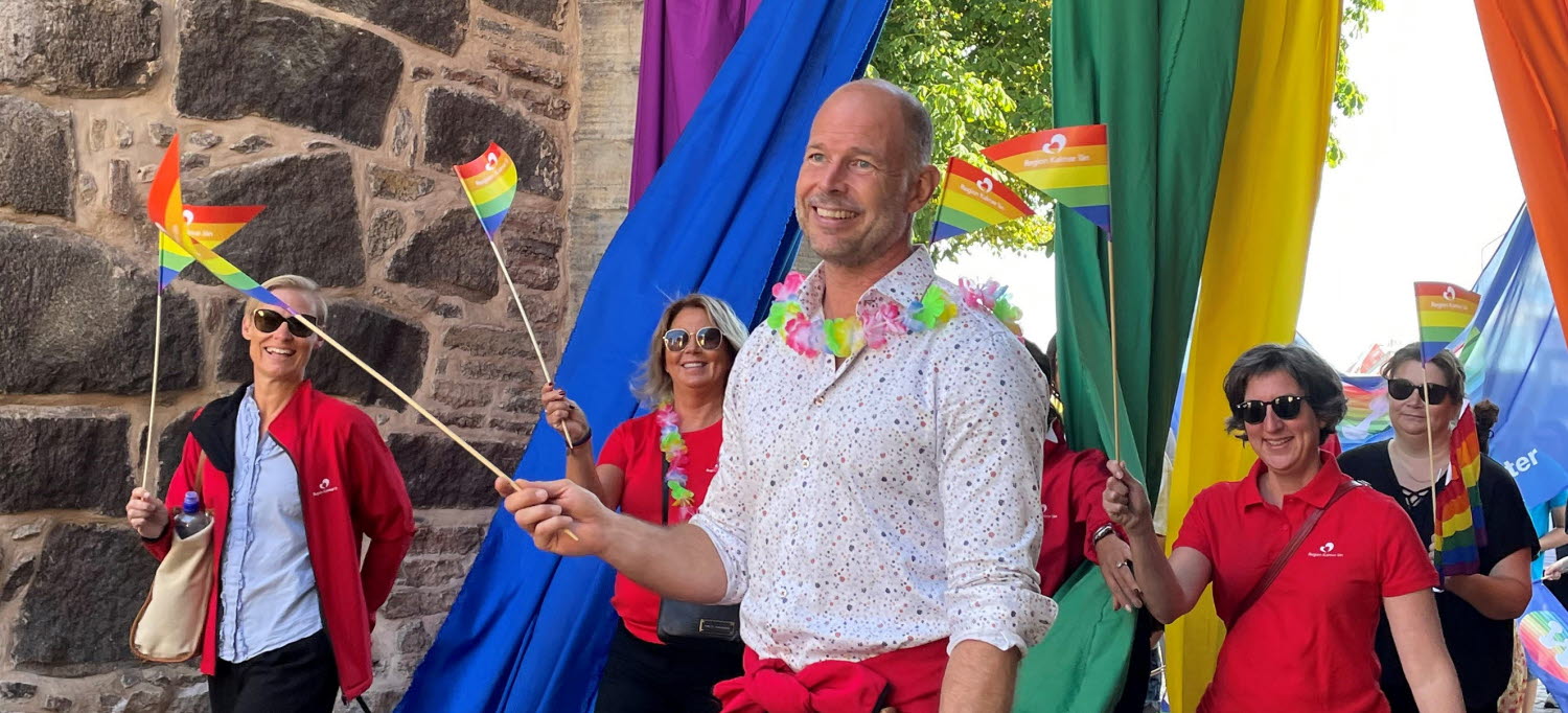 Deltagare från Region Kalmar län i Kalmar Pride Kalmar 